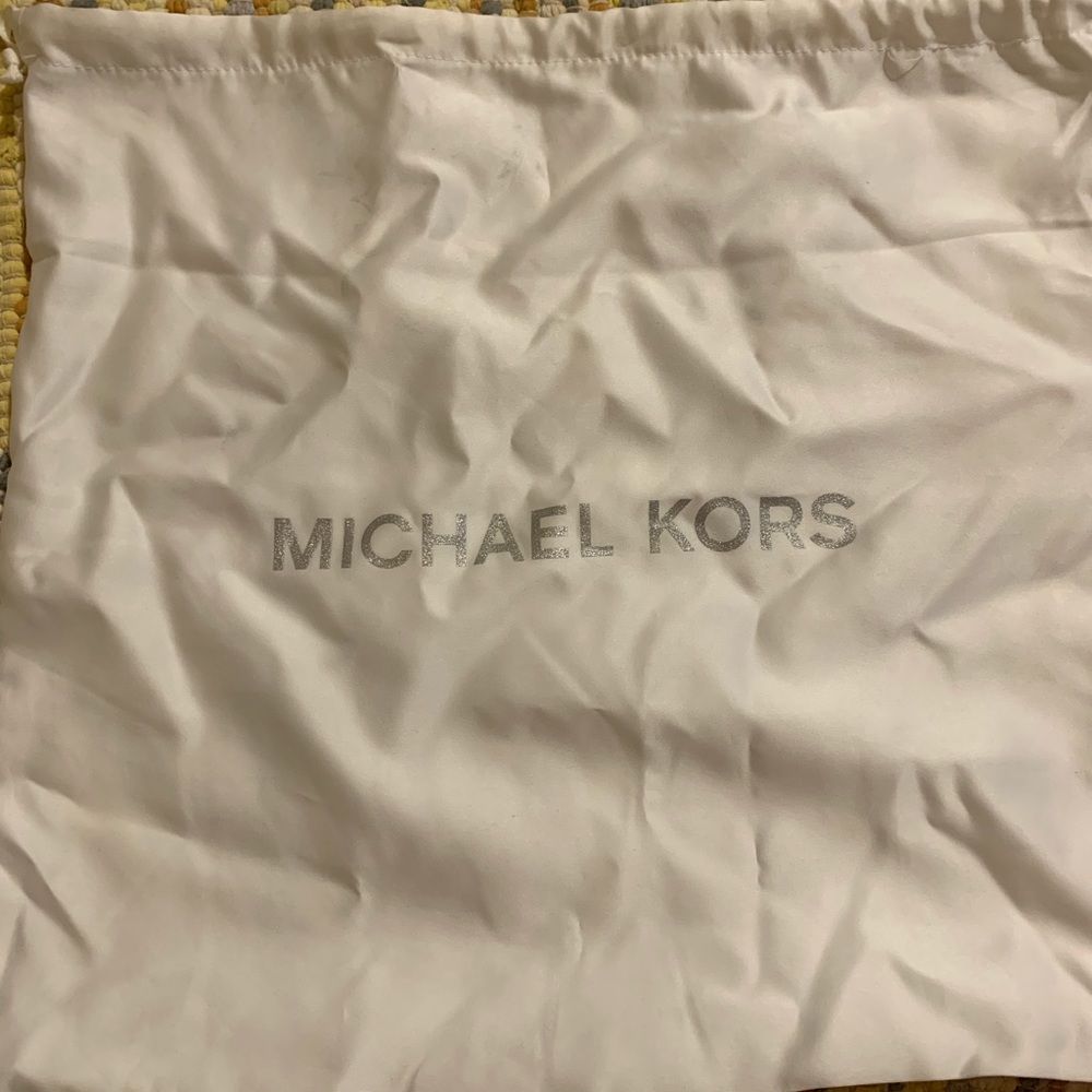 Micheal kors black leather upper silver gemstone slip on ballet flats size 8 - Picture 8 of 8